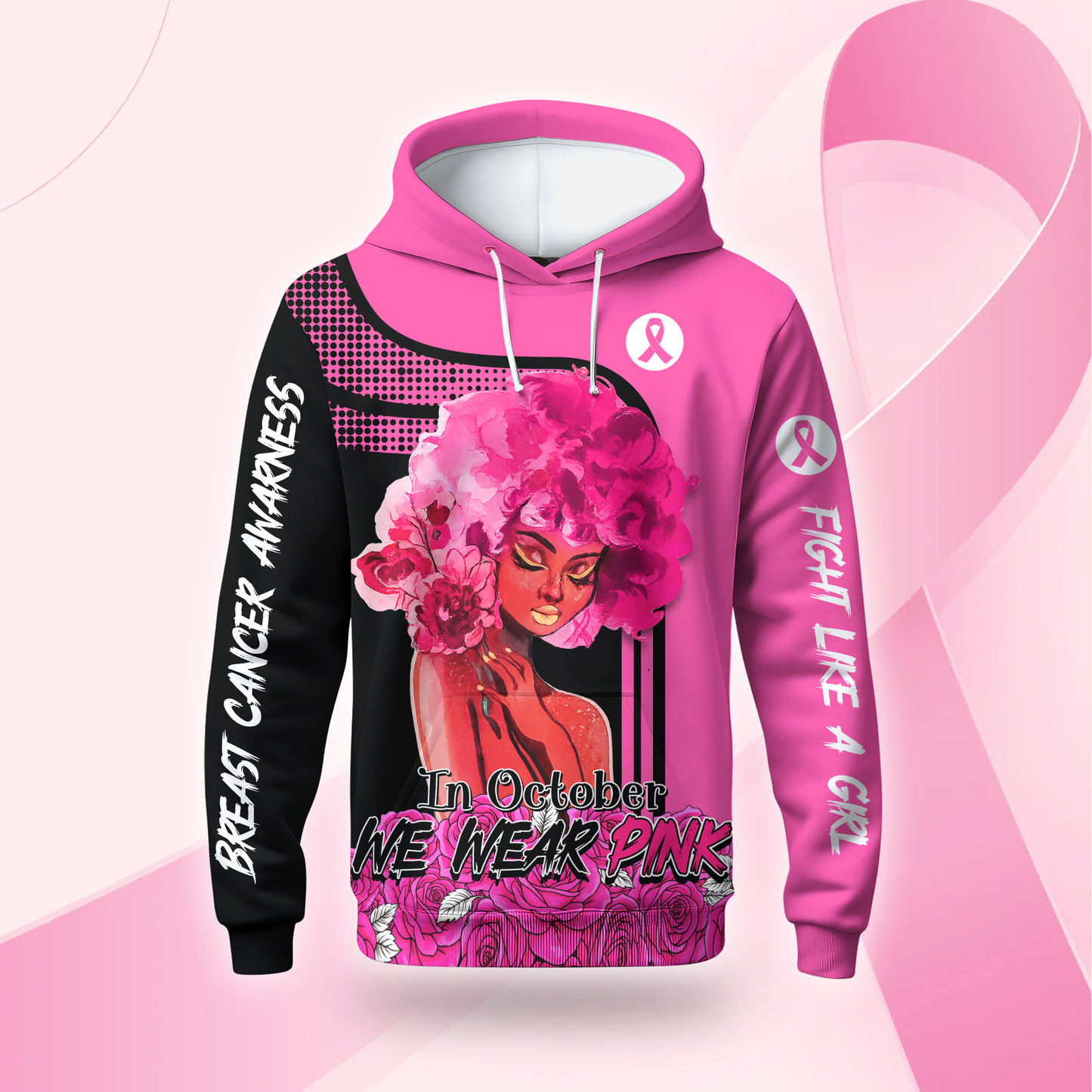 Breast Cancer Awareness Black Woman