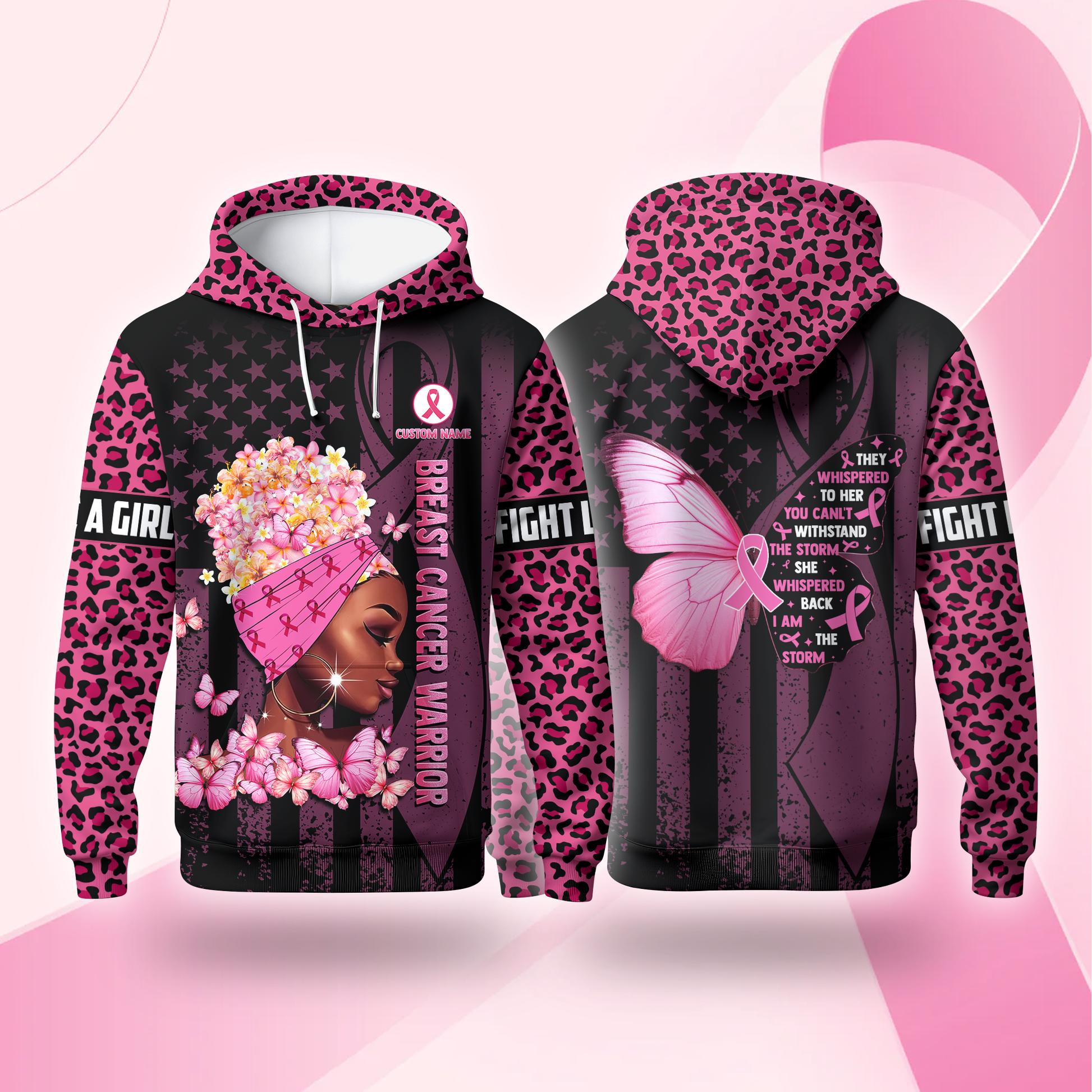 Fight Like A Girl - Survivor Breast Cancer Awareness Shirt, Custom Choo