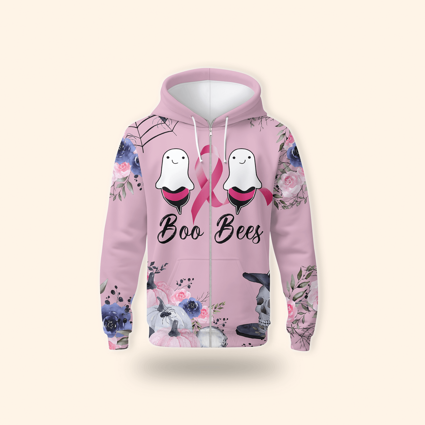 "Boo Bees" Ghost Halloween Awareness - Breast Cancer Awareness shirt