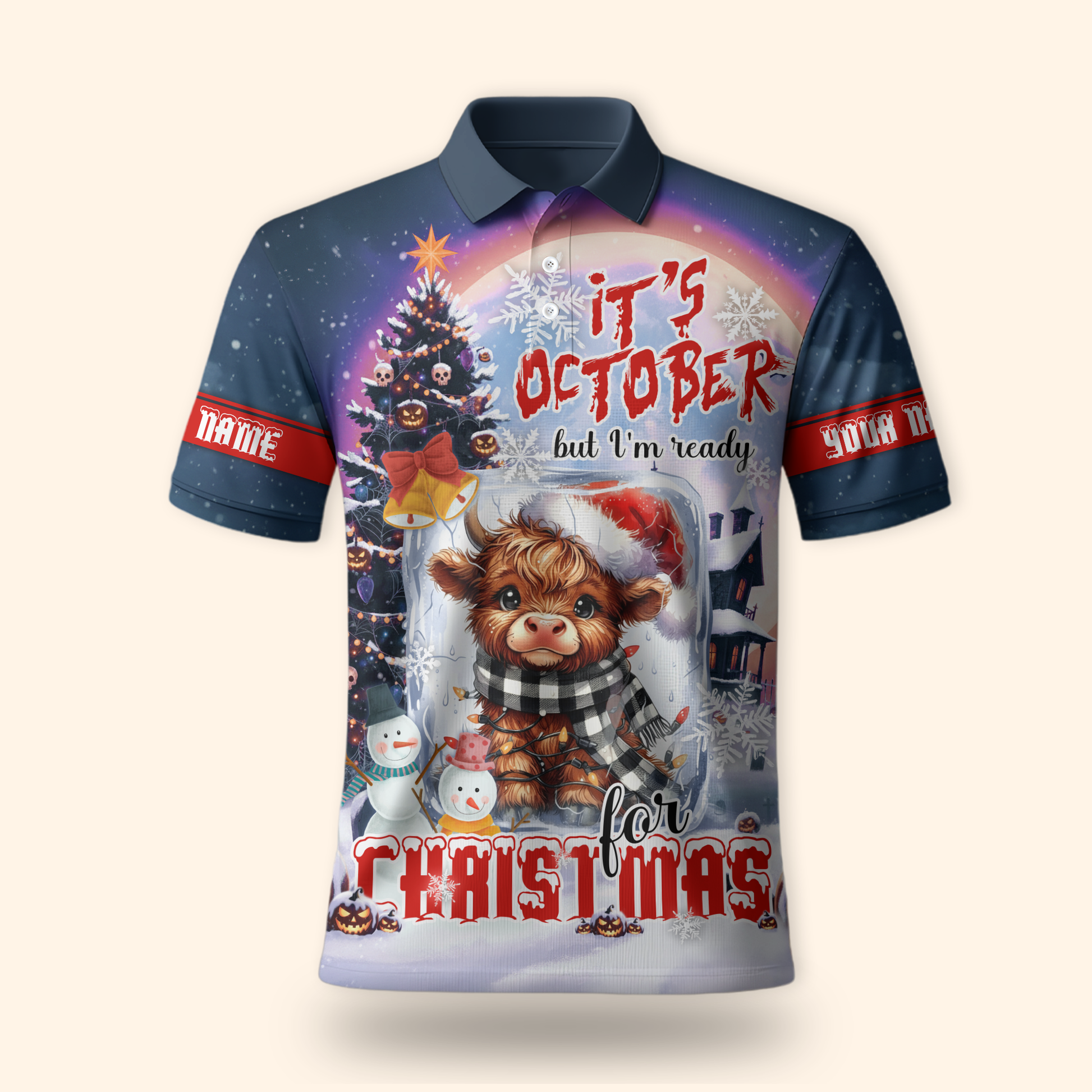 October's Christmas Cow Apparel, Custom Choo