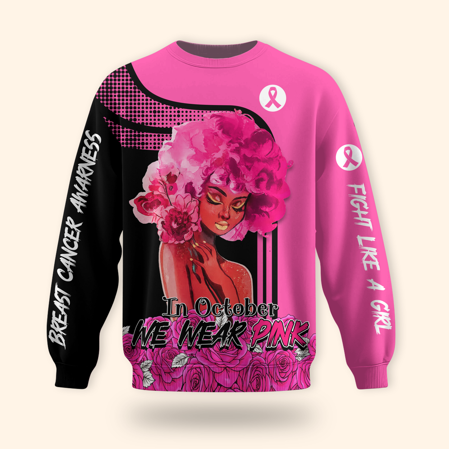 Breast Cancer Awareness Black Woman