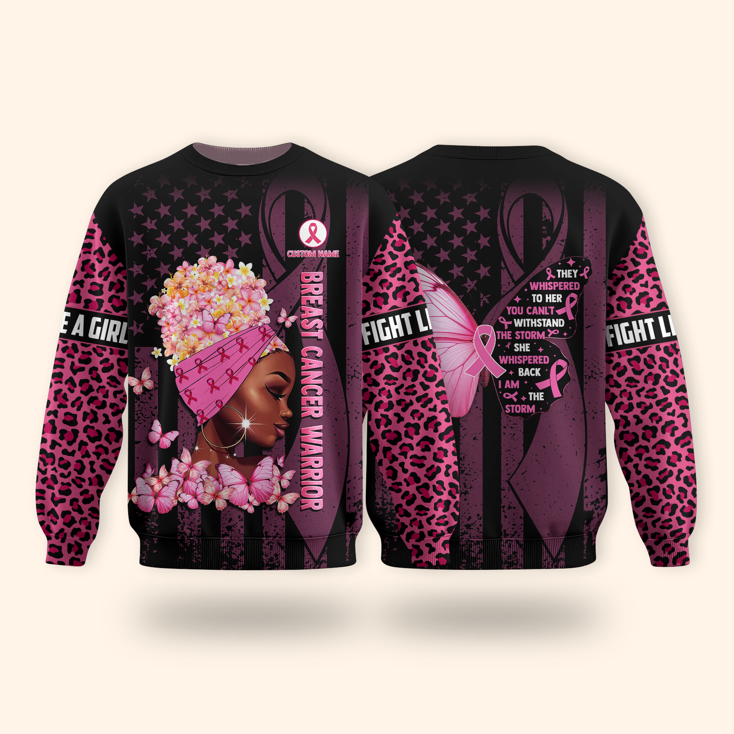 Fight Like A Girl - Survivor Breast Cancer Awareness Shirt