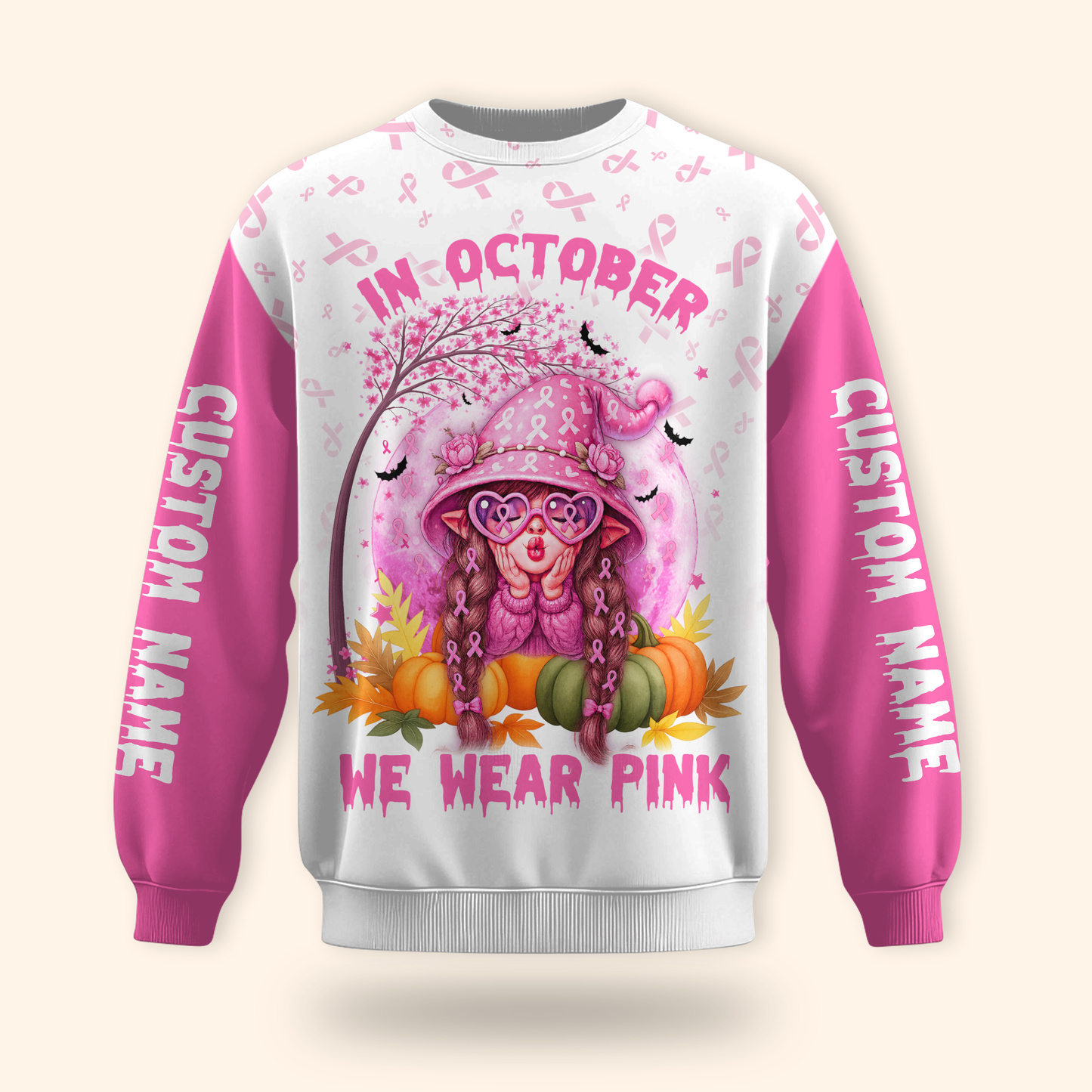 Personalized Breast Cancer Awareness Shirt, Custom Choo