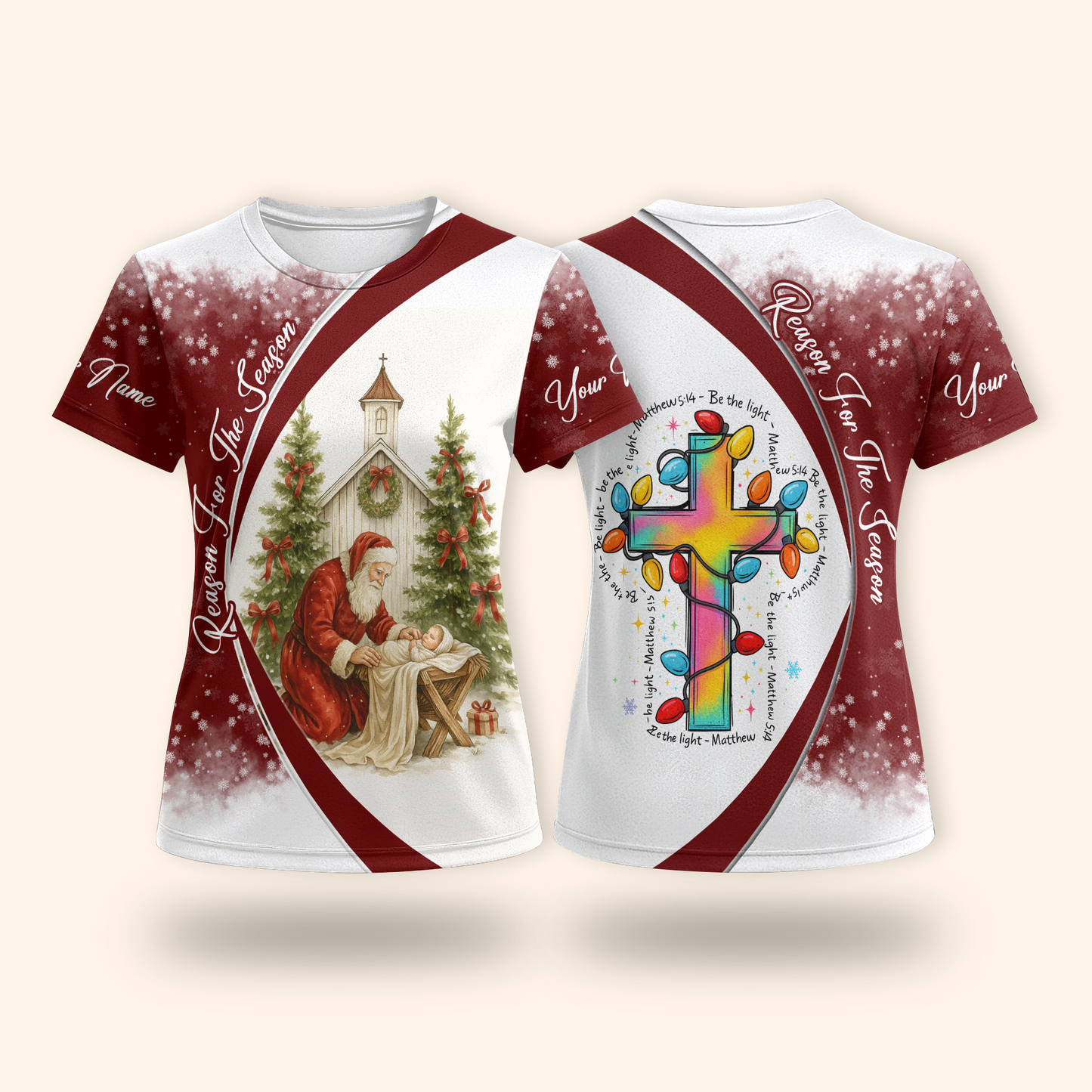 Jesus Is the Reason for the Season Hoodie – Christian Christmas Zip Up