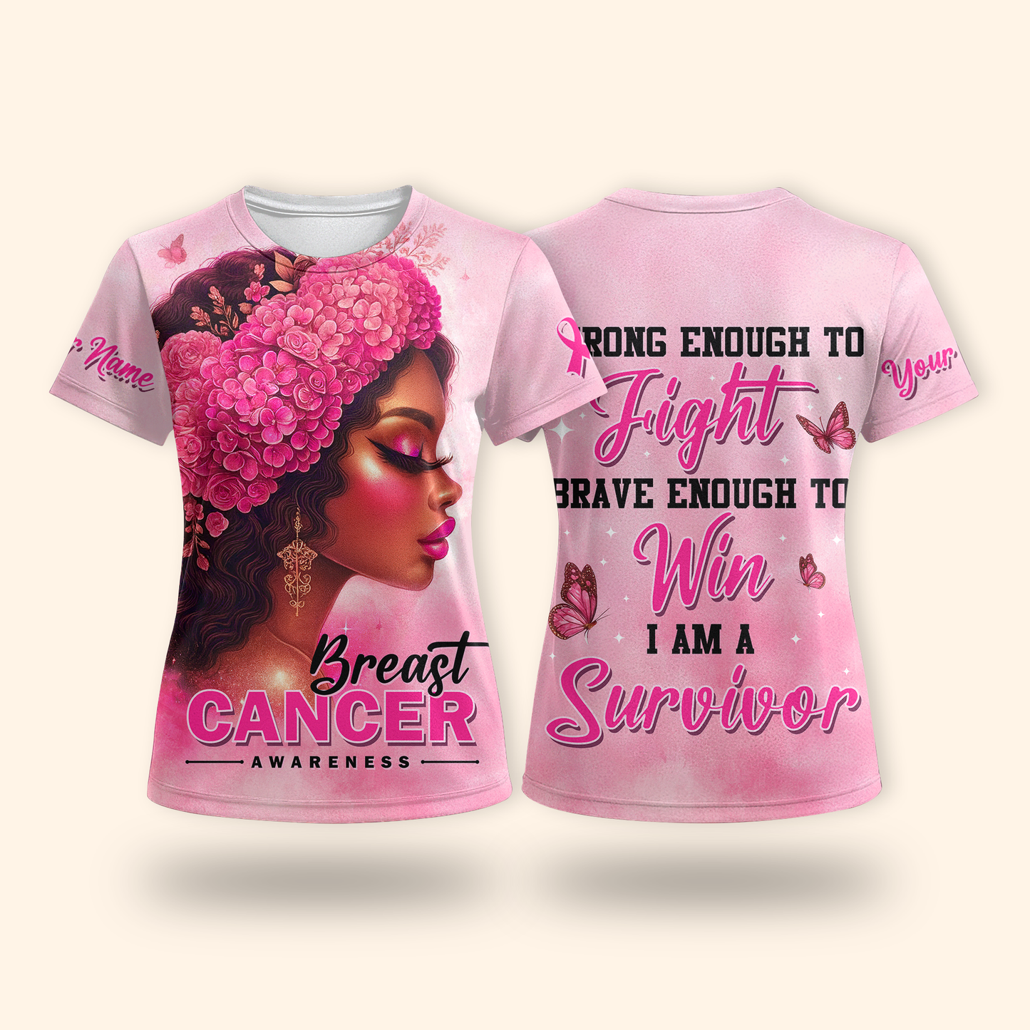 Personalized I Am A Suvivor, Custom Choo