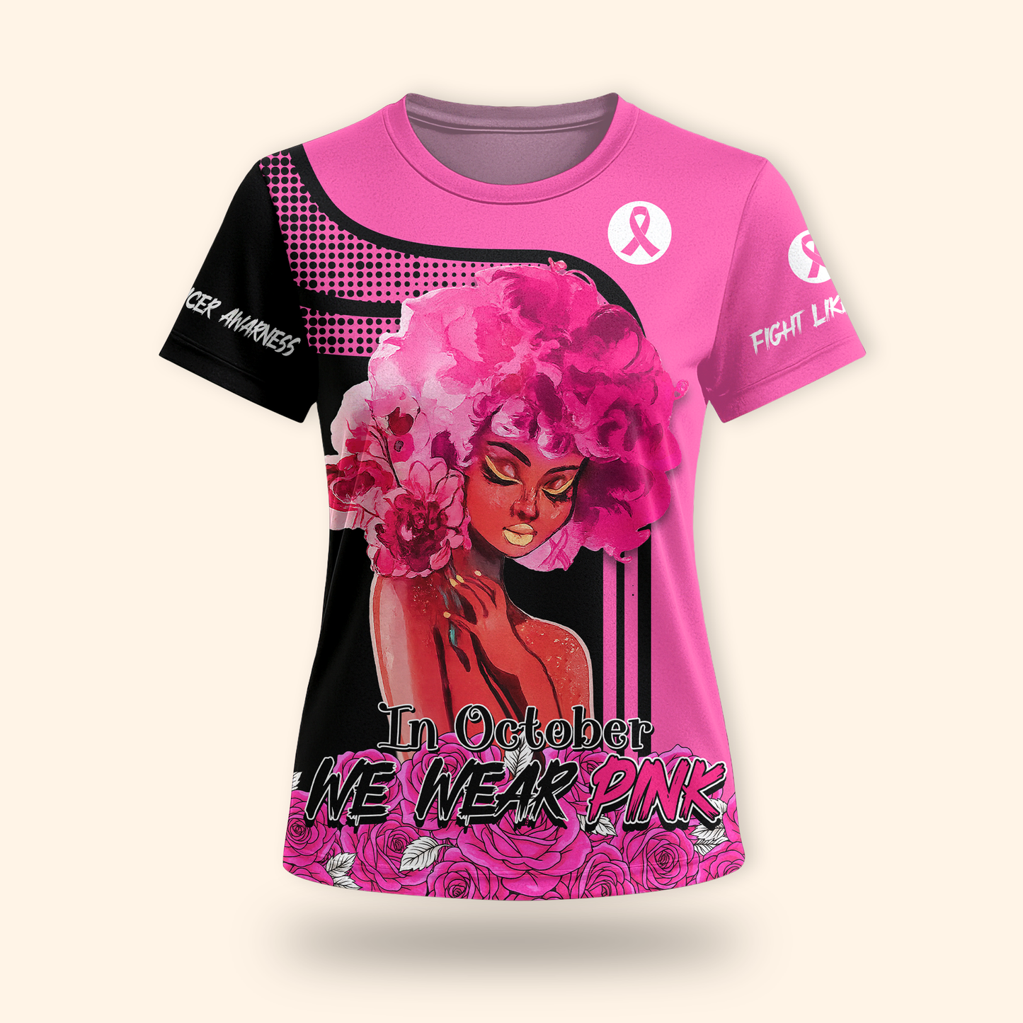 Breast Cancer Awareness Black Woman