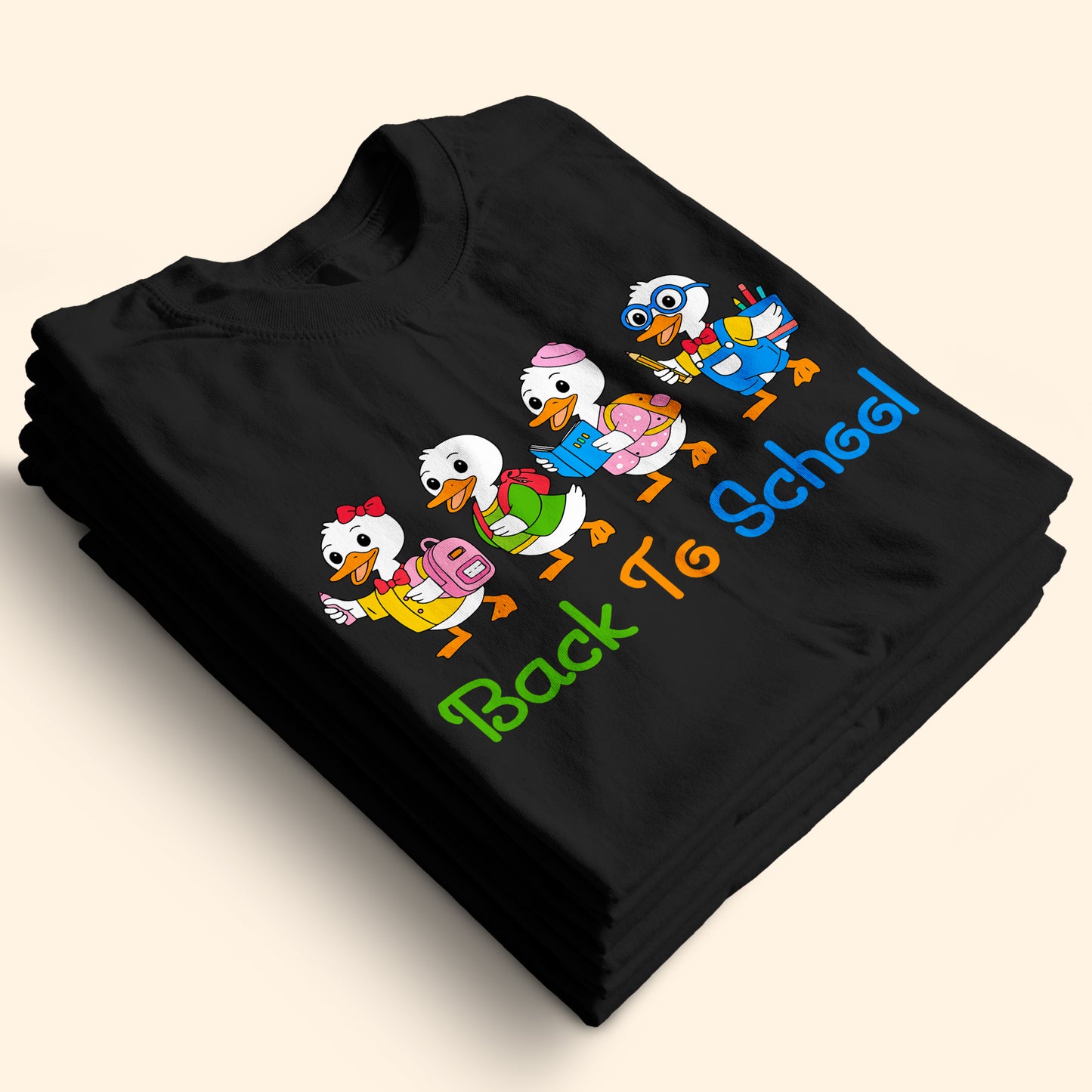 Back to School Baby Duck T-Shirt – Cute Tee for Kids