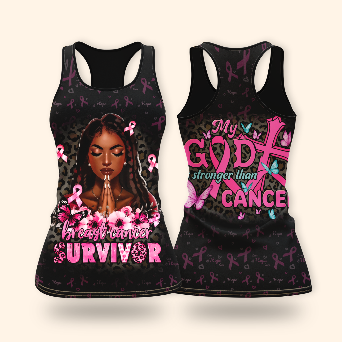 Personalized My God Is Stronger Than Cancer Awareness Shirt, Custom Choo