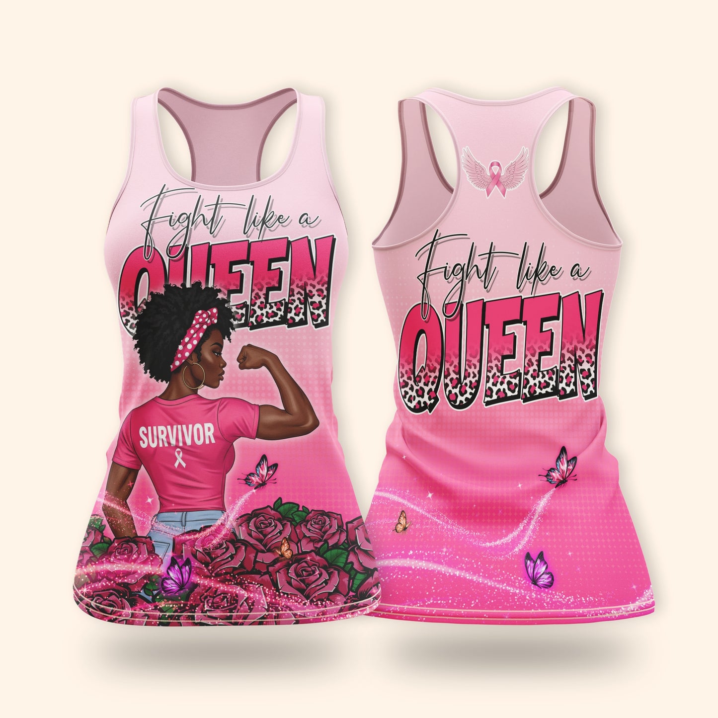 Fight Like A Queen Shirt - Survivor Breast Cancer Awareness Shirt
