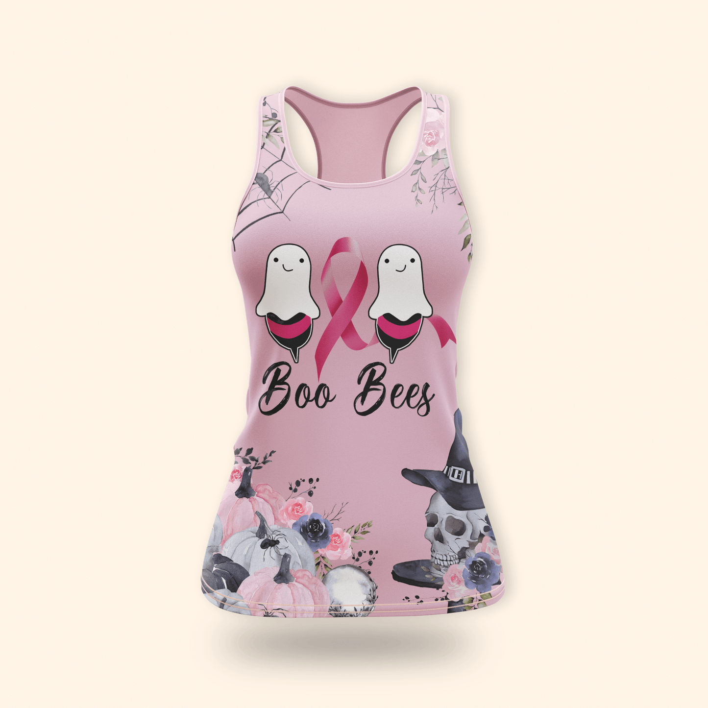 "Boo Bees" Ghost Halloween Awareness - Breast Cancer Awareness shirt