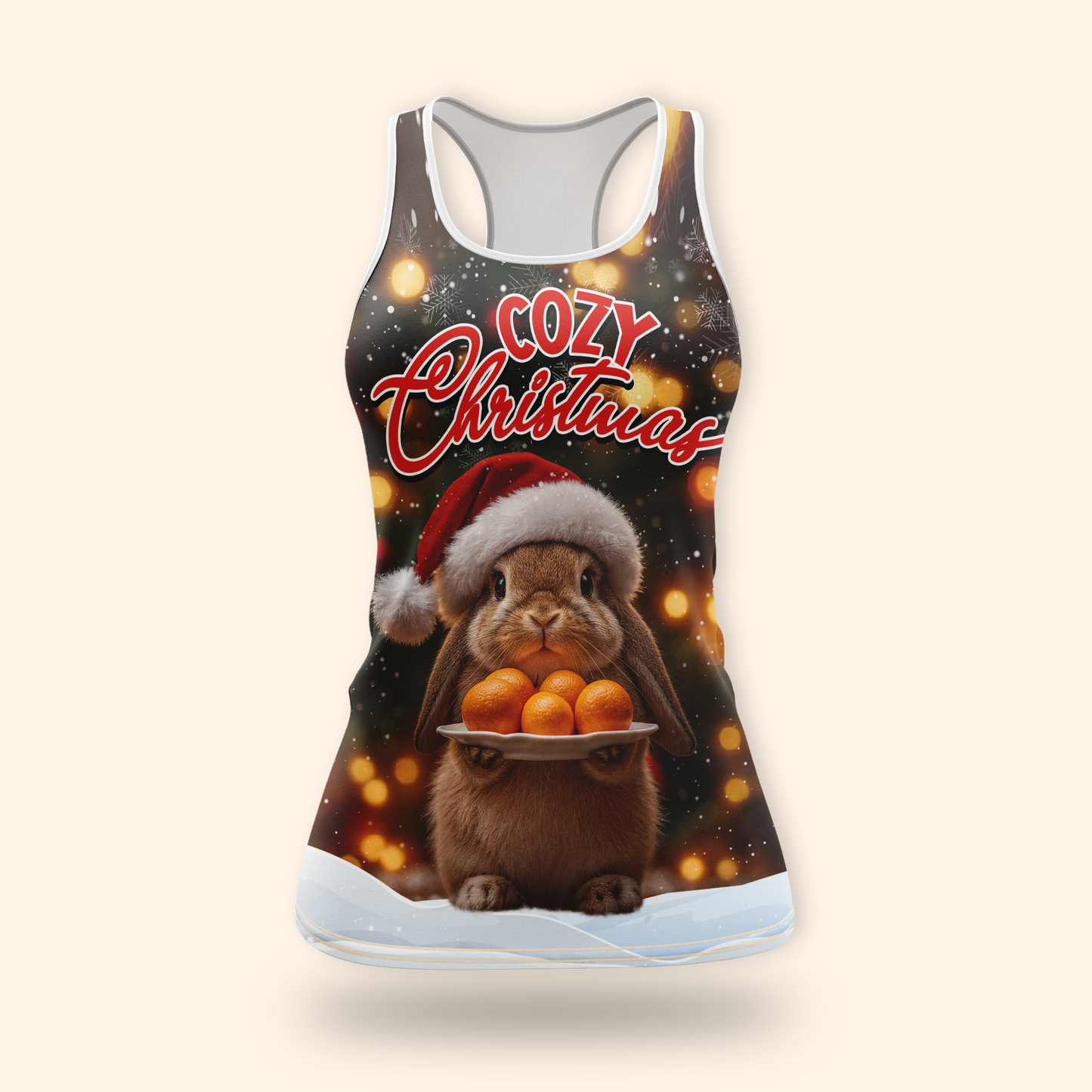 Cozy Christmas Bunny Hoodie – Cute Rabbit Holiday Zip Up