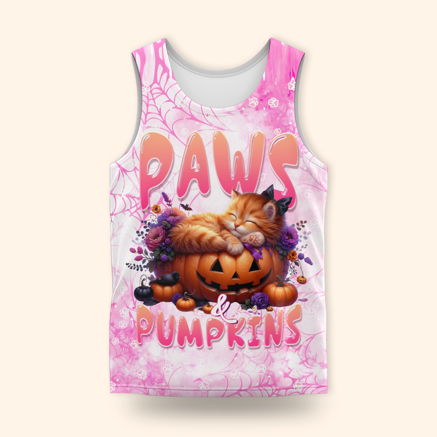 Paws & Pumpkins Cat Hoodie – Personalized Halloween Zip Up Jacket for Pet Lovers, Custom Choo