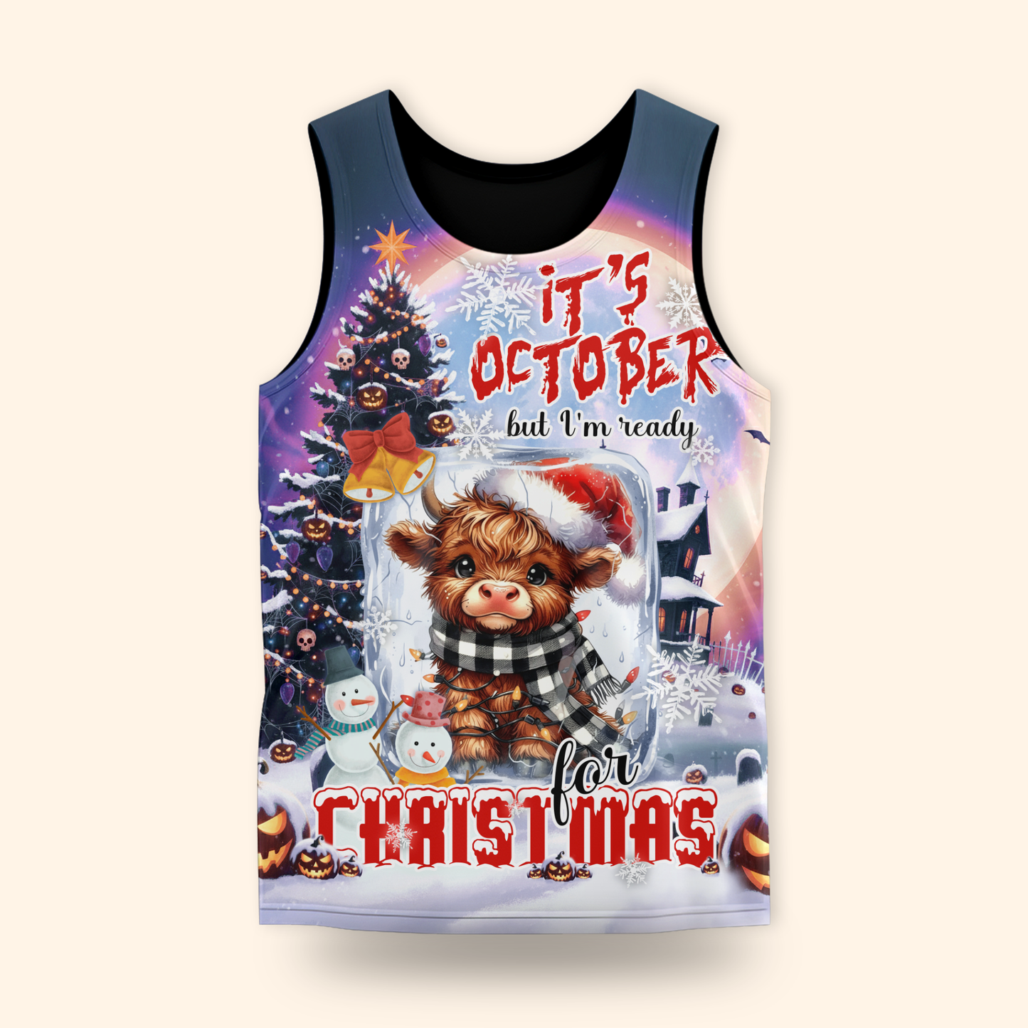 October's Christmas Cow Apparel, Custom Choo