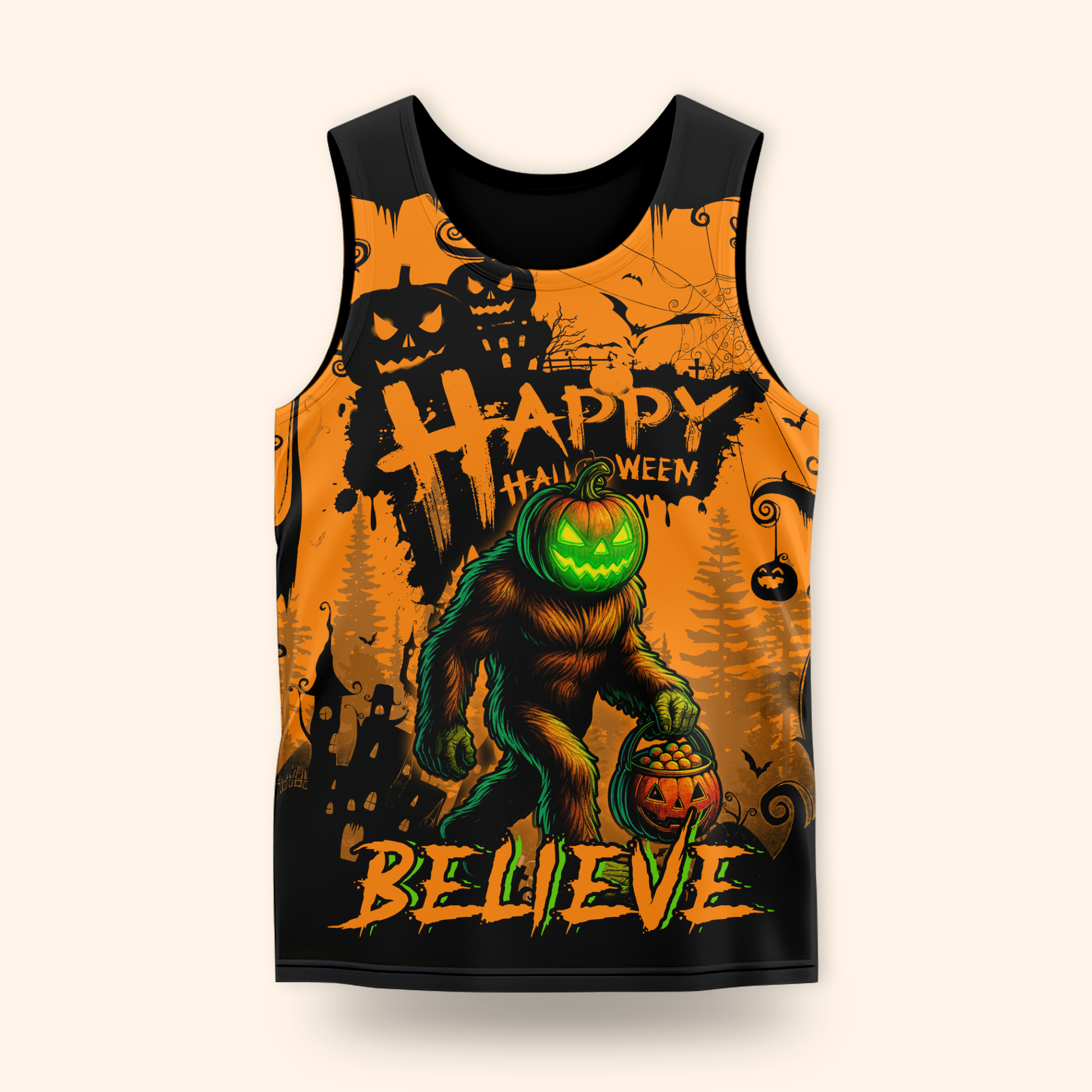 Personalized Sasquatch Pumpkin Head shirt, Custom Choo