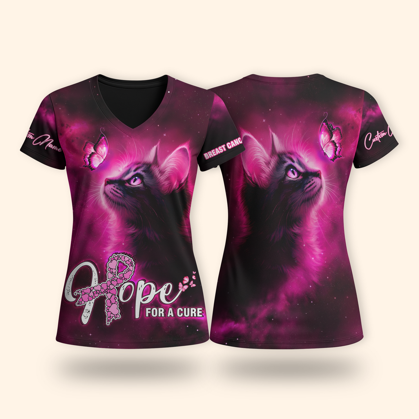 Hope For Cure - Breast Cancer Awareness Shirt