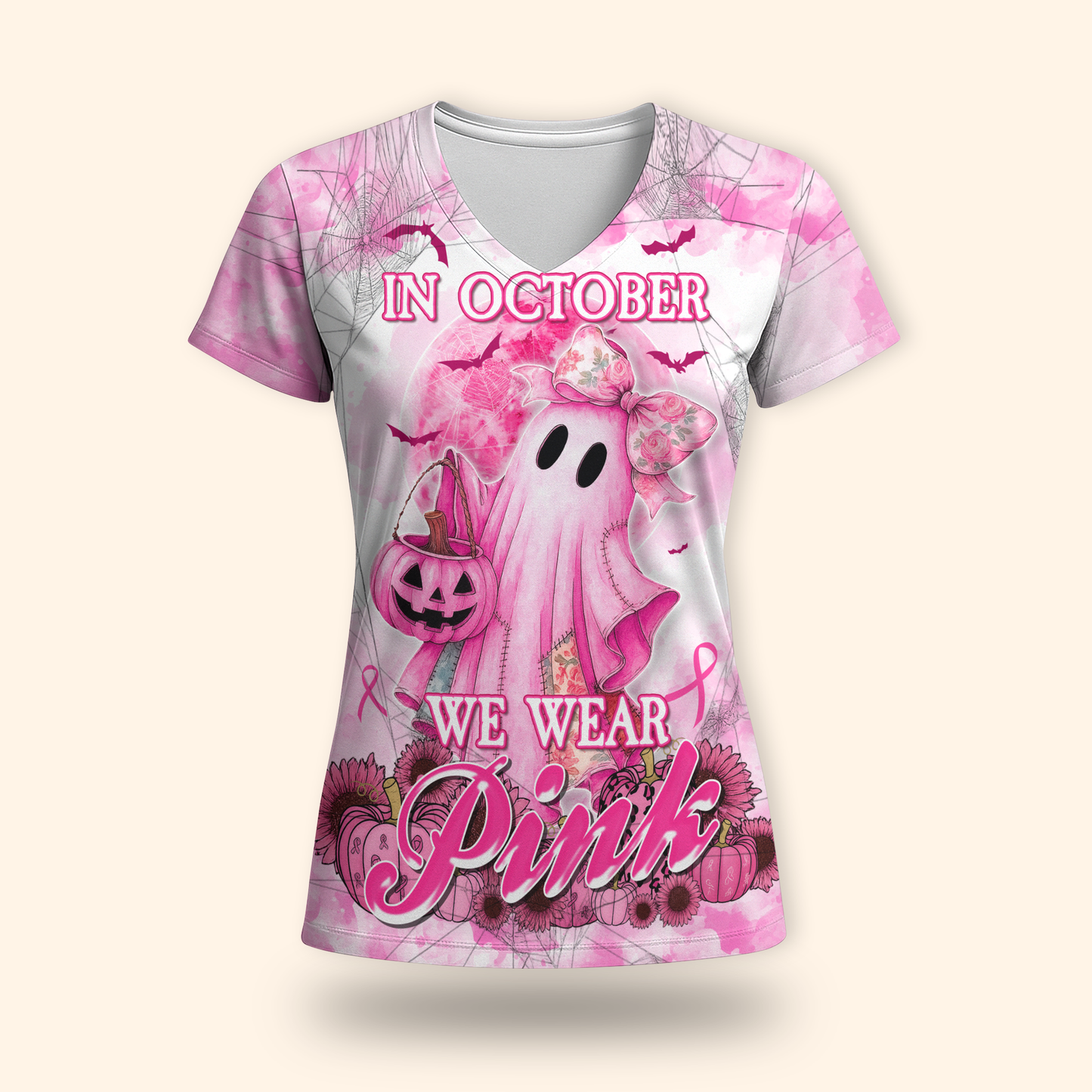 In October We Wear Pink - Breast Cancer Awareness Shirt