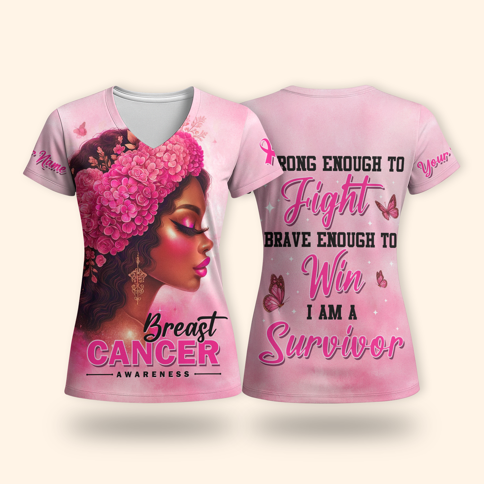 Personalized I Am A Suvivor, Custom Choo