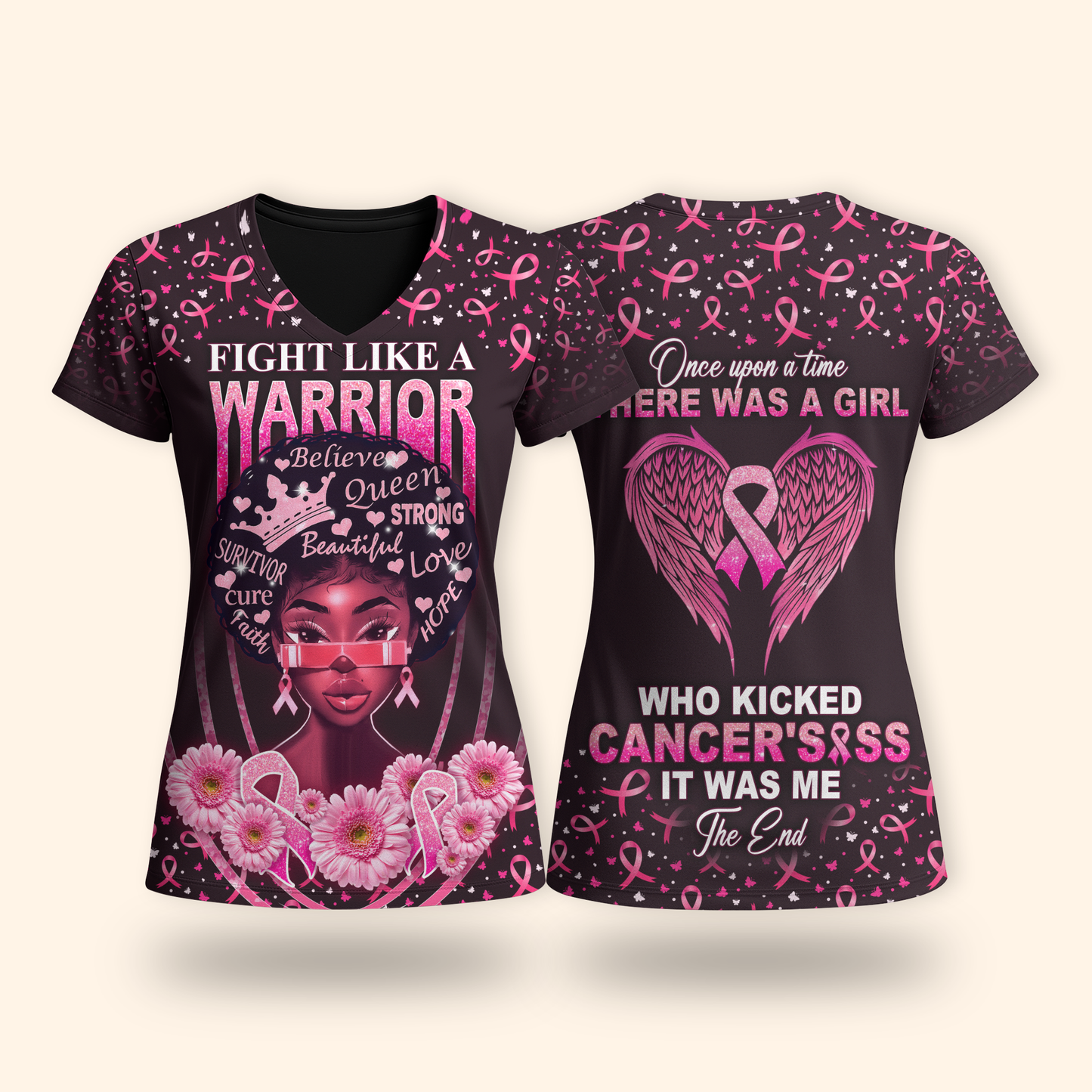 Fight Like A Warrior - Breast Cancer Awareness Shirt