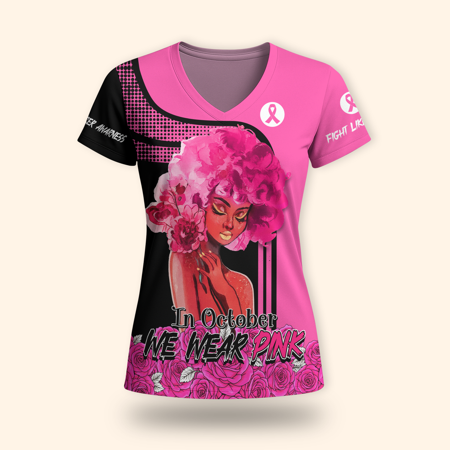 Breast Cancer Awareness Black Woman