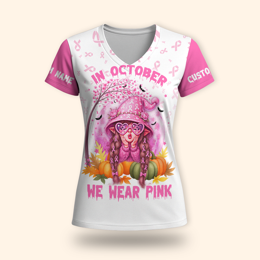Personalized Breast Cancer Awareness Shirt, Custom Choo