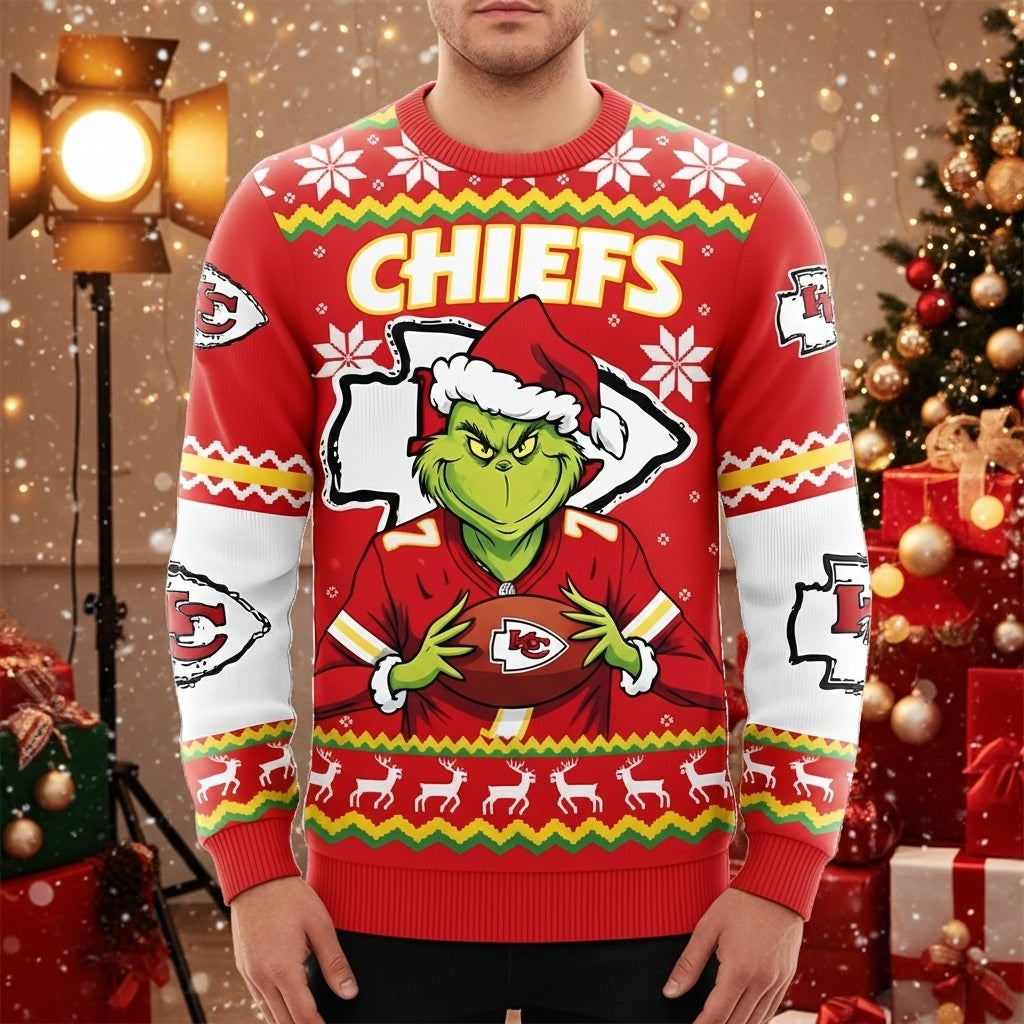 Funny Ugly Christmas Sweater2 - MERRY CHRISTMASS -Gifts for Fan Custom name and number