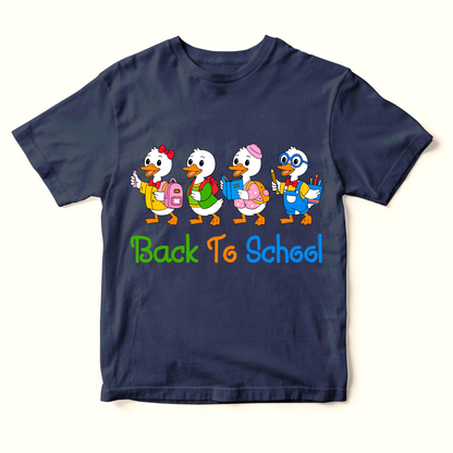Back to School Baby Duck T-Shirt – Cute Tee for Kids