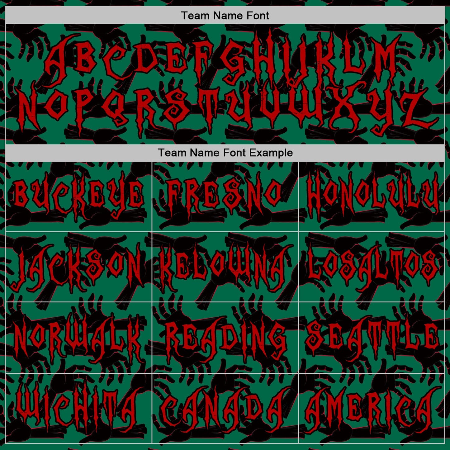 Custom Kelly Green Red-Black 3D Halloween Horror Night Trick Treat Party Costume Ideas Sports Pullover Sweatshirt Hoodie