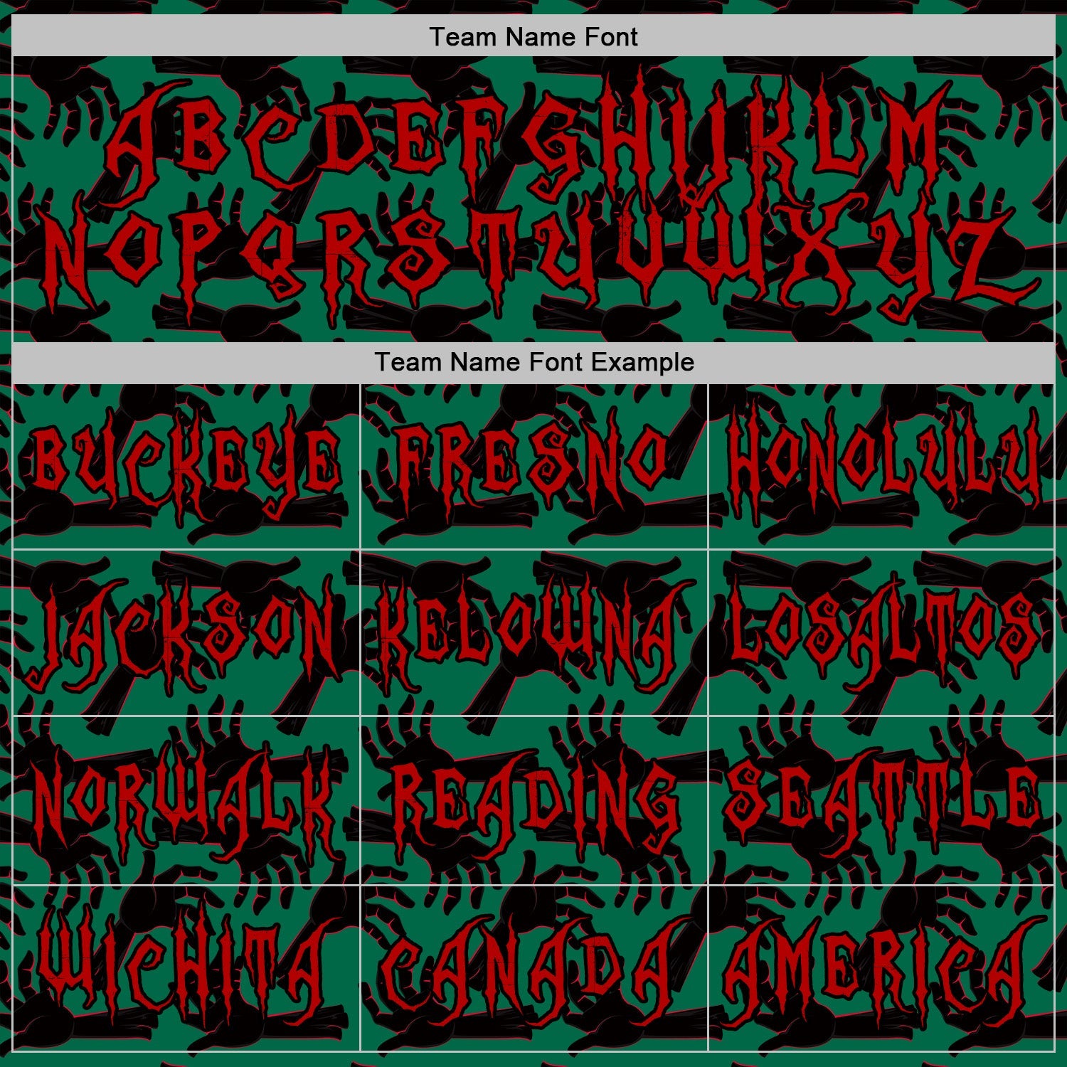 Custom Kelly Green Red-Black 3D Halloween Horror Night Trick Treat Party Costume Ideas Sports Pullover Sweatshirt Hoodie