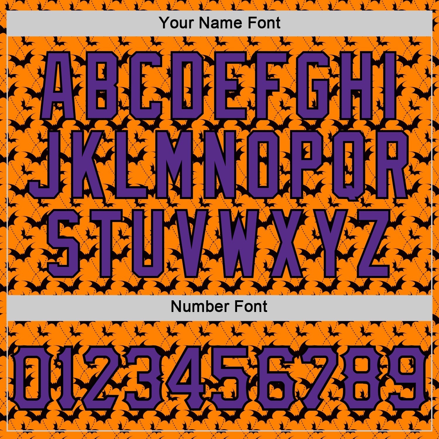 Custom Bay Orange Purple-Black 3D Halloween Bat Party Costume Ideas Sports Pullover Sweatshirt Hoodie