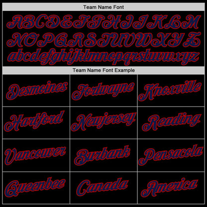 Custom Stitched Black Navy White-Red 3D Pattern Design Sportswear Pullover Sweatshirt Hoodie