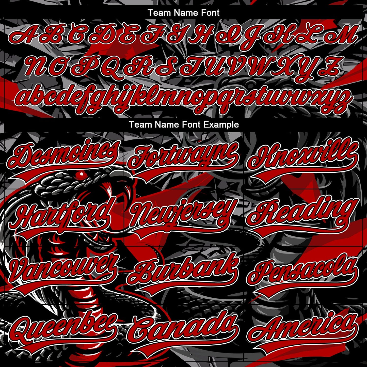 Custom Stitched Black Red Gray-White 3D Pattern Design Animal Snake Sports Pullover Sweatshirt Hoodie