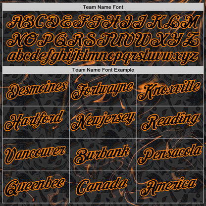 Custom Black Bay Orange 3D Pattern Design Ethnic Tribal Sportswear Pullover Sweatshirt Hoodie