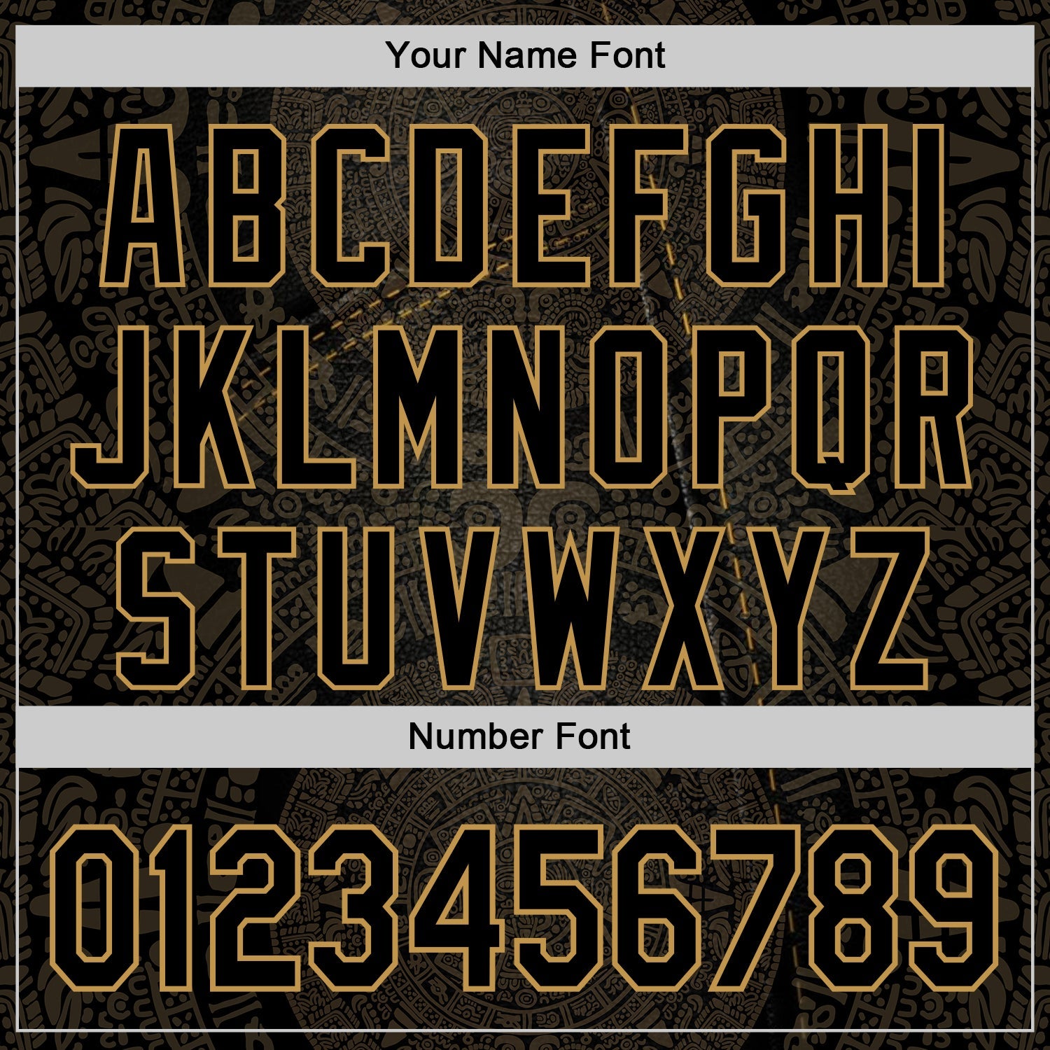 Custom Black Old Gold 3D Pattern Design Ethnic Tribal Sportswear Pullover Sweatshirt Hoodie