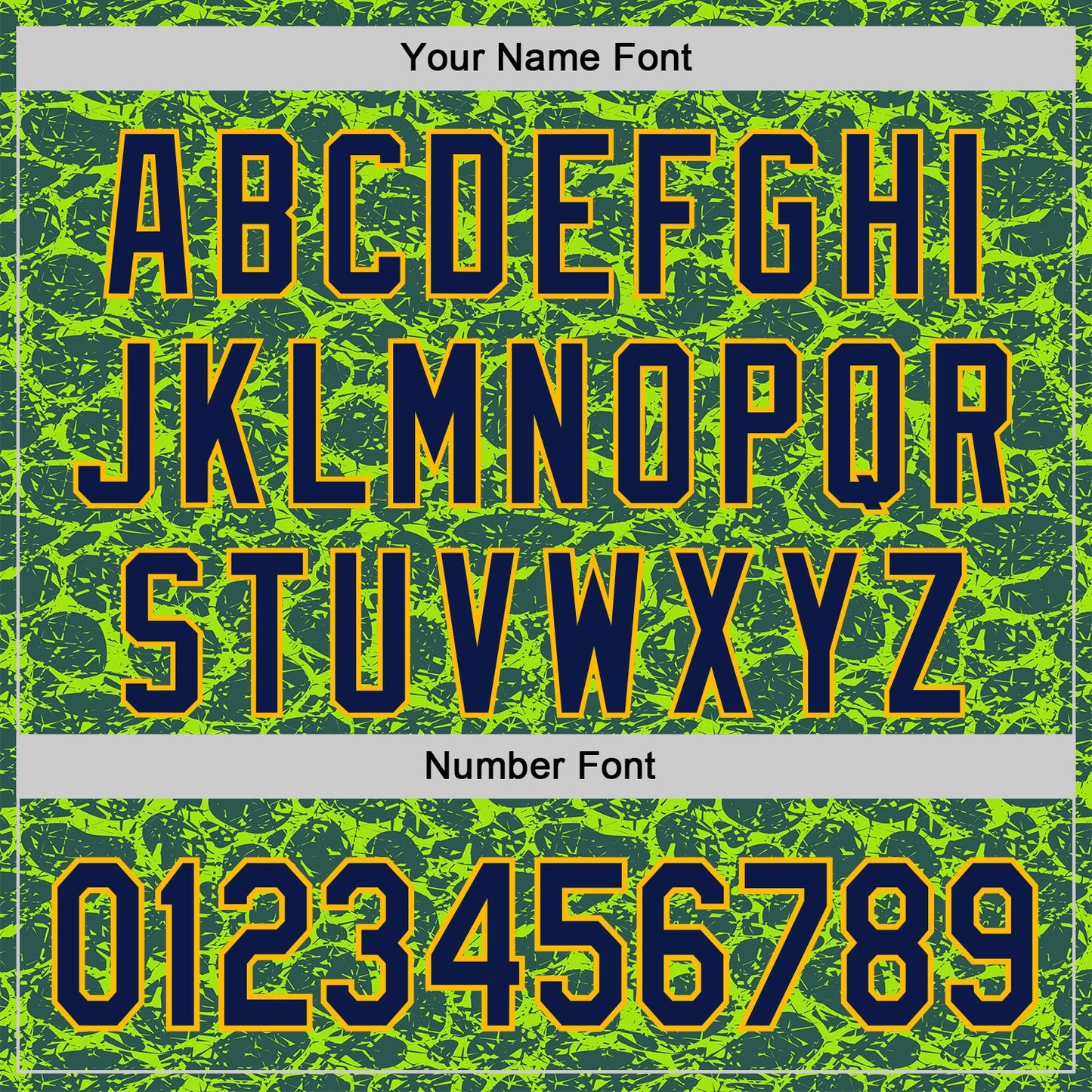 Custom Stitched Neon Green Navy-Gold 3D Pattern Design Crocodile Skin Print Sportswear Pullover Sweatshirt Hoodie