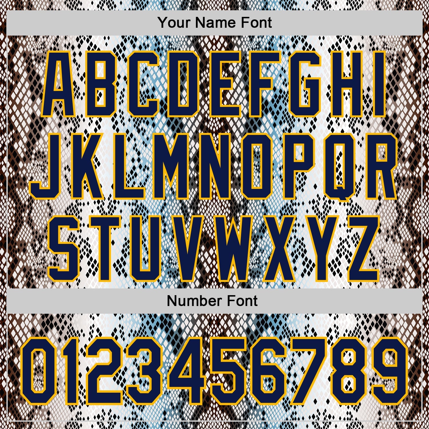 Custom Stitched White Navy Black Blue-Gold 3D Pattern Design Snake Skin Print Sportswear Pullover Sweatshirt Hoodie
