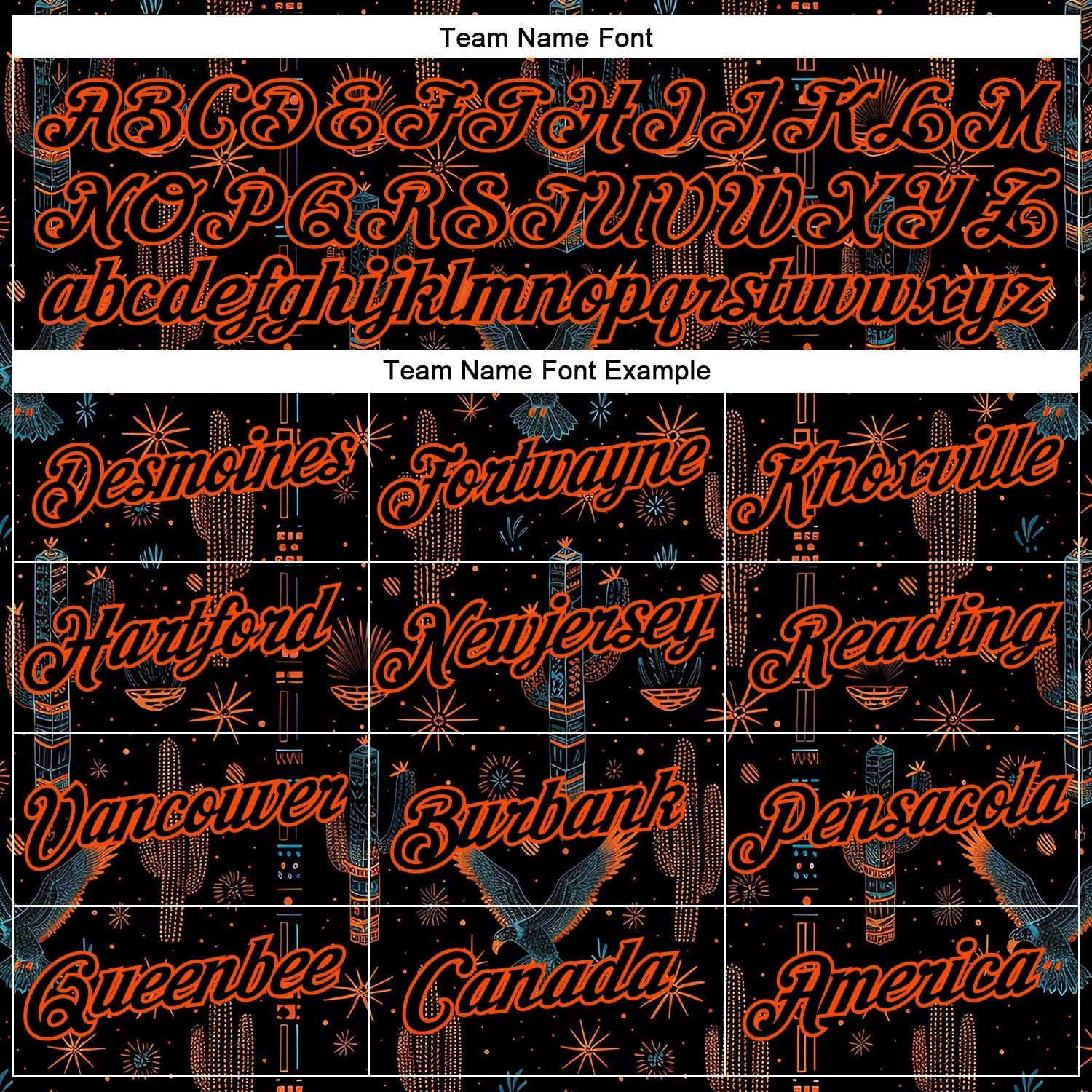 Custom Black Orange 3D Pattern Design Western Cowboy Tribal Ethnic Sports Pullover Sweatshirt Hoodie