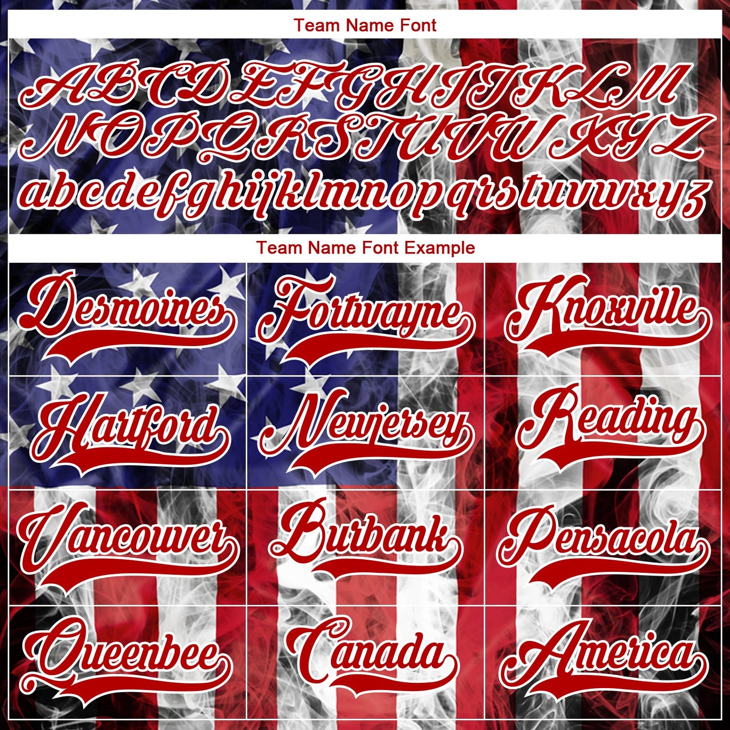 Custom Red Royal-White 3D American Flag Hockey Lace Neck Jersey