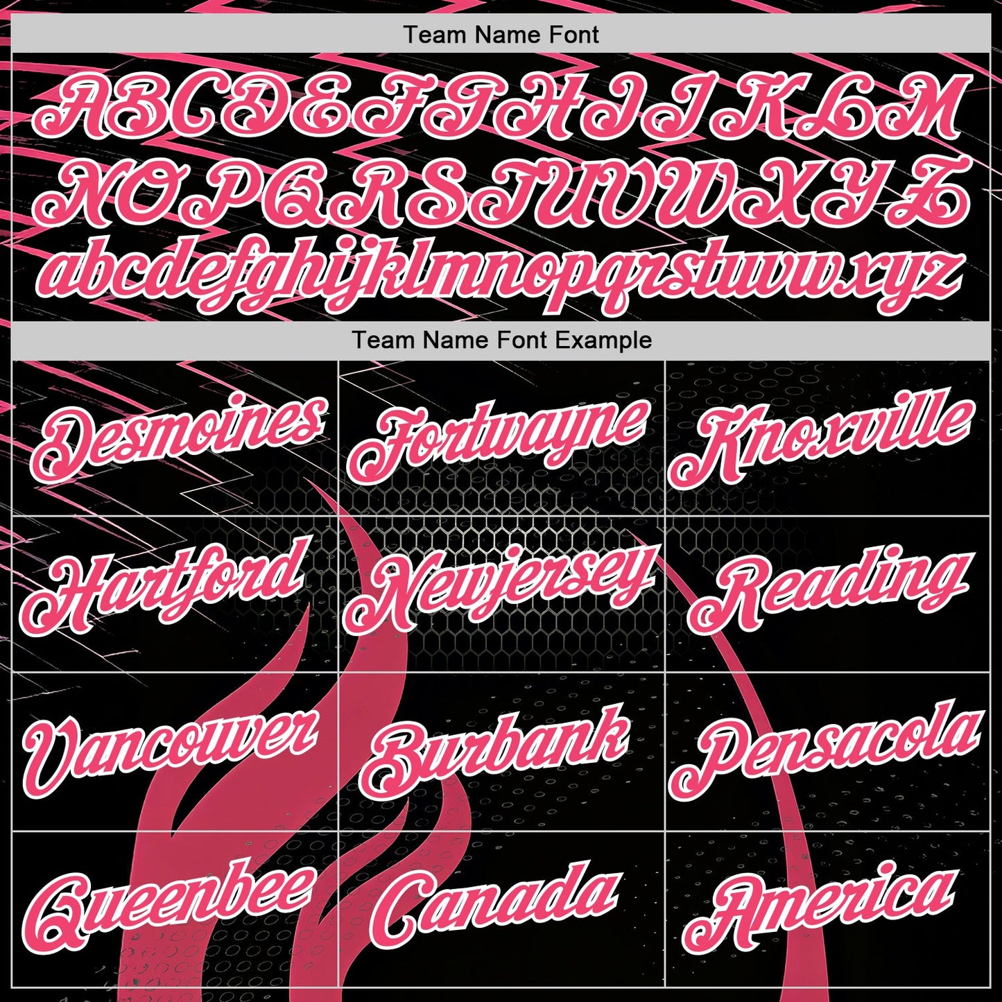 Custom Black Neon Pink-White 3D Abstract Flame Sports Pullover Sweatshirt Hoodie