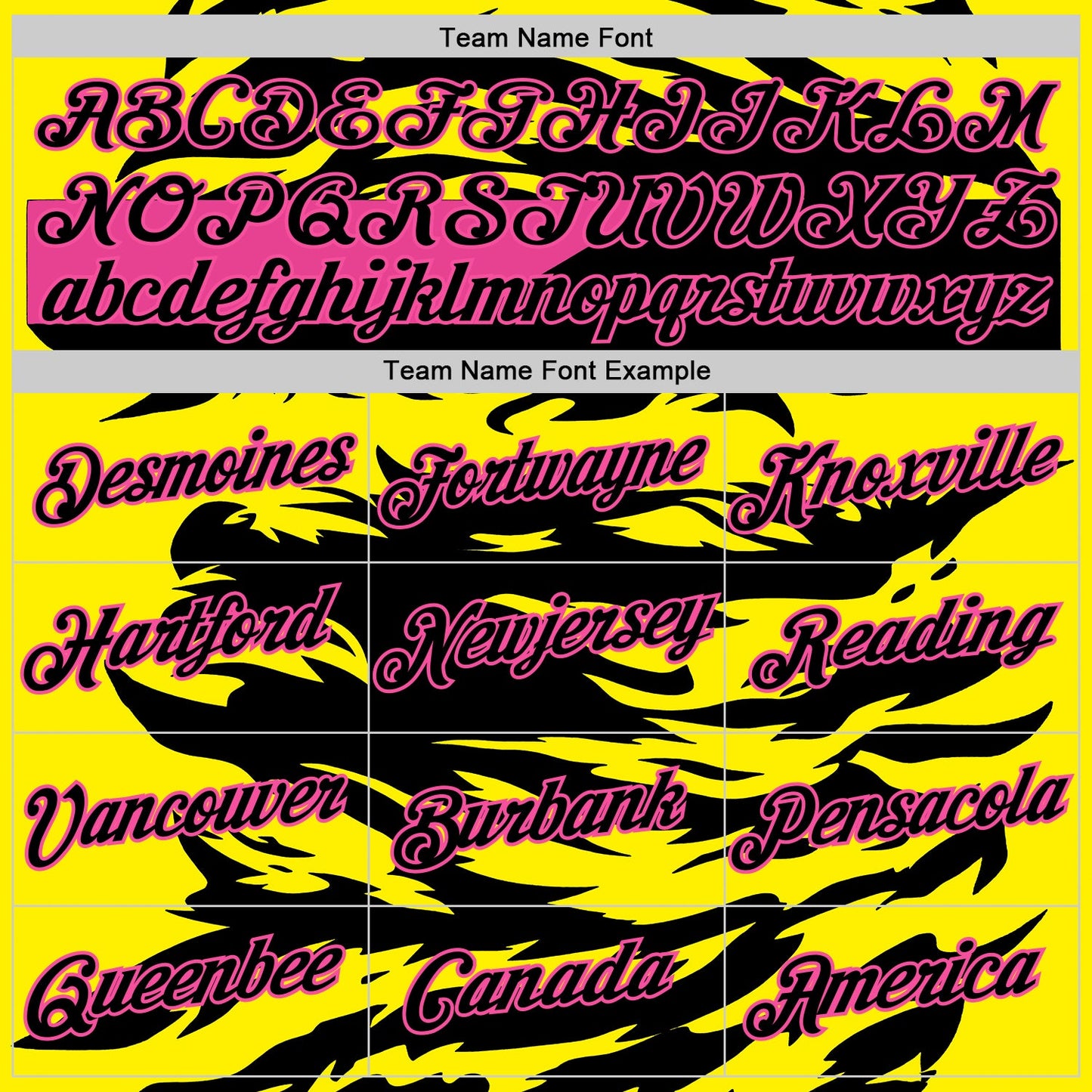 Custom Black Light Yellow-Pink 3D Abstract Flame Sports Pullover Sweatshirt Hoodie
