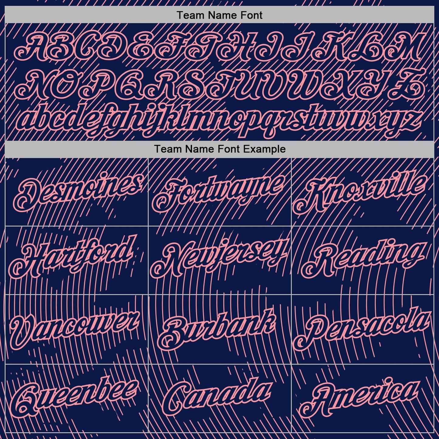 Custom Stitched Navy Medium Pink Curve Lines Sports Pullover Sweatshirt Hoodie