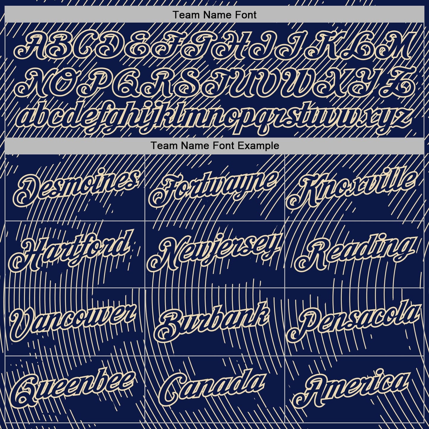 Custom Stitched Navy Cream Curve Lines Sports Pullover Sweatshirt Hoodie