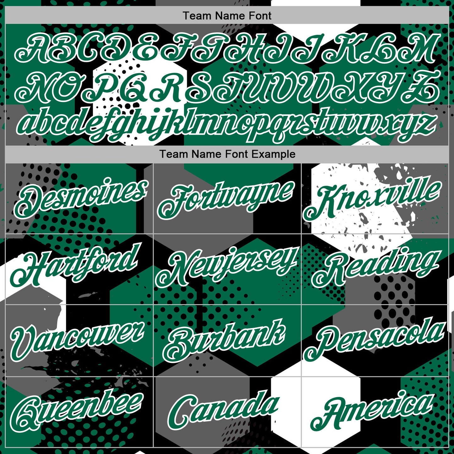 Custom Stitched Black Kelly Green-White Geometric Shape Pattern Sports Pullover Sweatshirt Hoodie