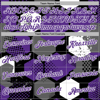 Custom Stitched Black Purple-White Geometric Shape Pattern Sports Pullover Sweatshirt Hoodie