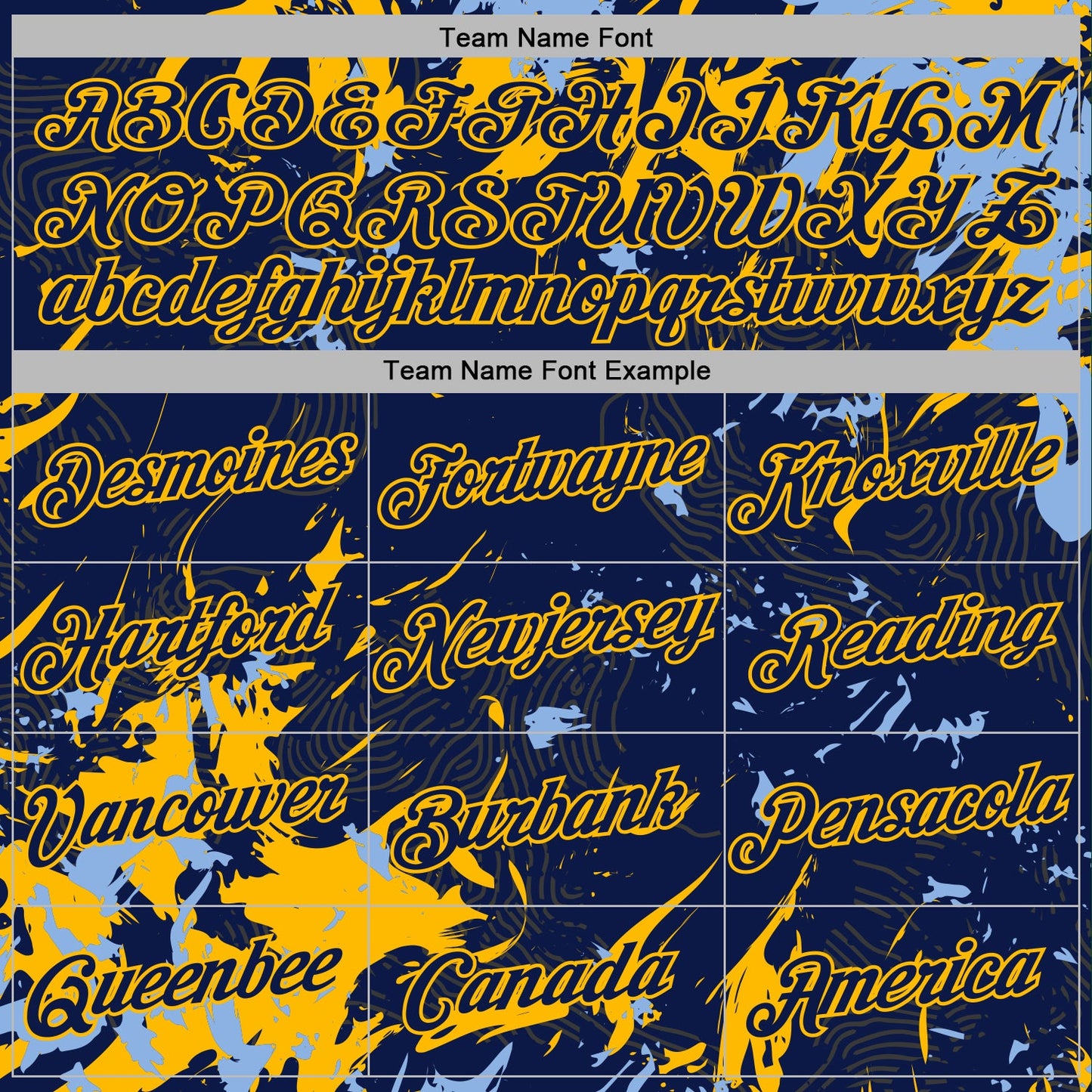 Custom Stitched Navy Gold-Light Blue Splash Sports Pullover Sweatshirt Hoodie