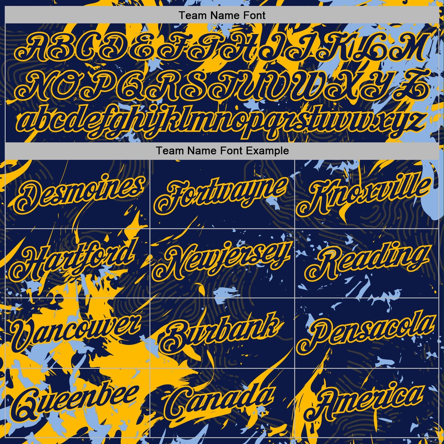 Custom Stitched Navy Gold-Light Blue Splash Sports Pullover Sweatshirt Hoodie