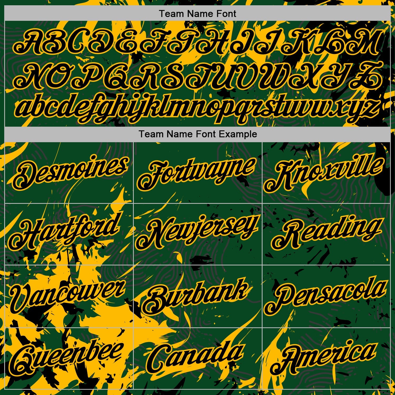Custom Stitched Green Black-Gold Splash Sports Pullover Sweatshirt Hoodie