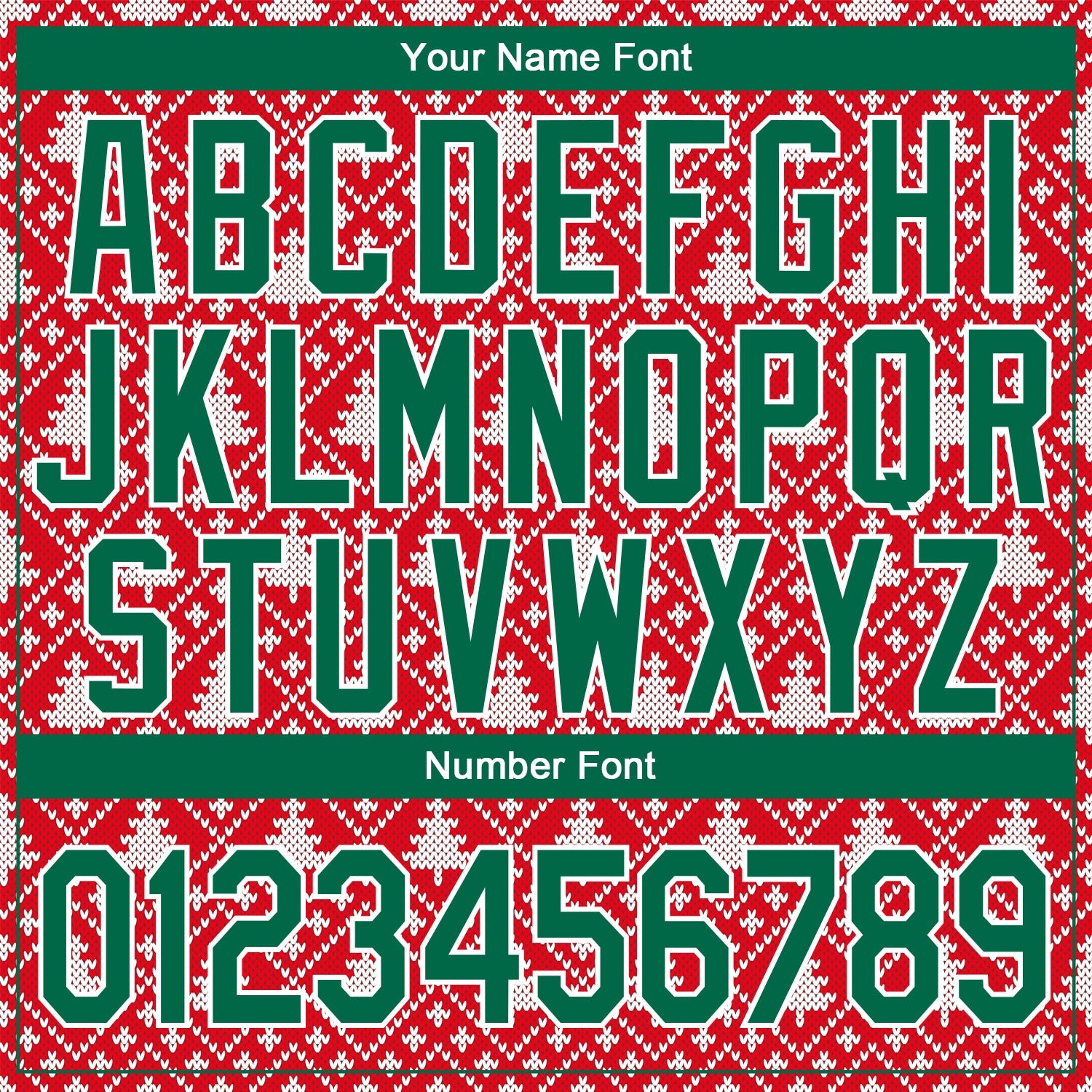 Custom Stitched Red Kelly Green-White 3D Christmas Trees Sports Pullover Sweatshirt Hoodie