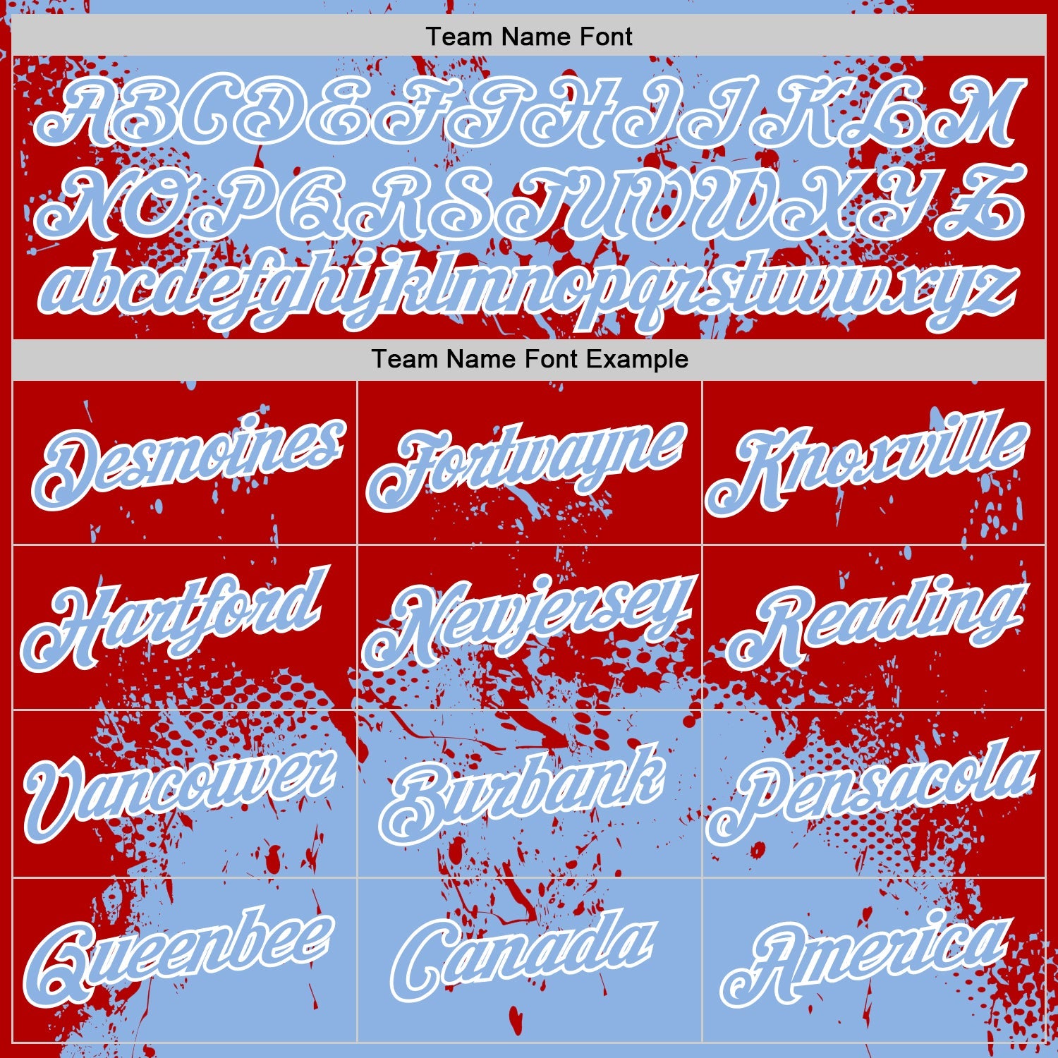 Custom Stitched Light Blue Red-White 3D Pattern Design Abstract Splatter Grunge Art Sports Pullover Sweatshirt Hoodie