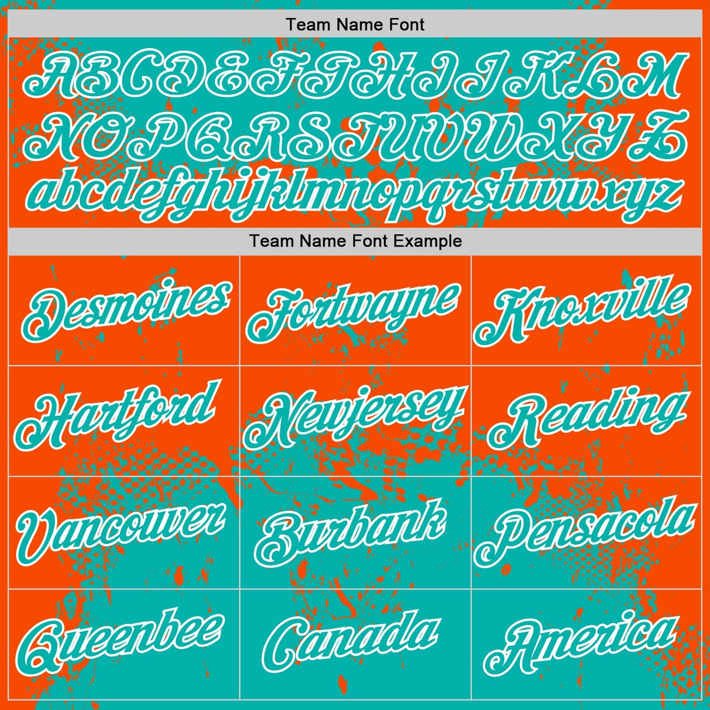 Custom Stitched Aqua Orange-White 3D Pattern Design Abstract Splatter Grunge Art Sports Pullover Sweatshirt Hoodie