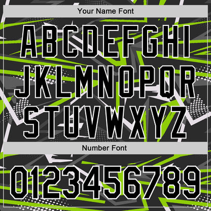 Custom Stitched Black Neon Green-White 3D Pattern Design Line Sports Pullover Sweatshirt Hoodie